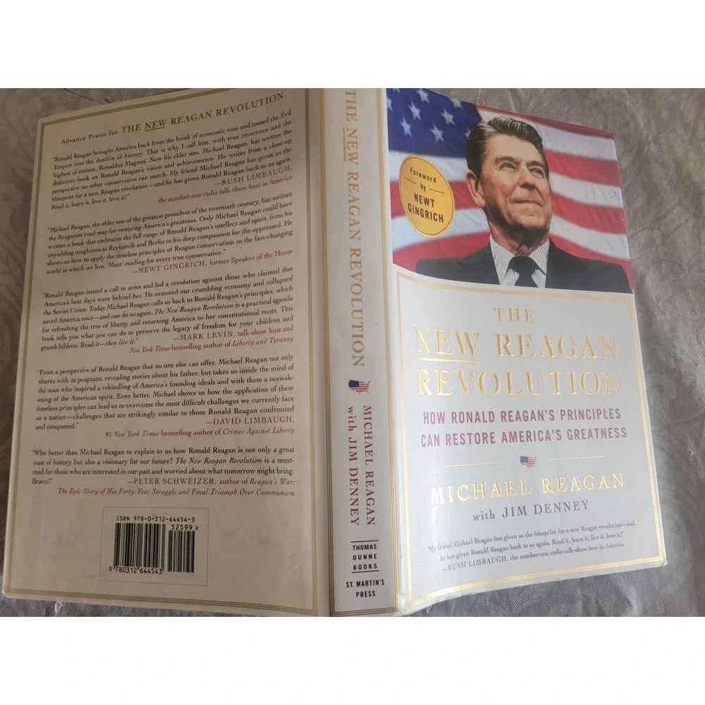 SIGNED book- The new Reagan Revolution‎